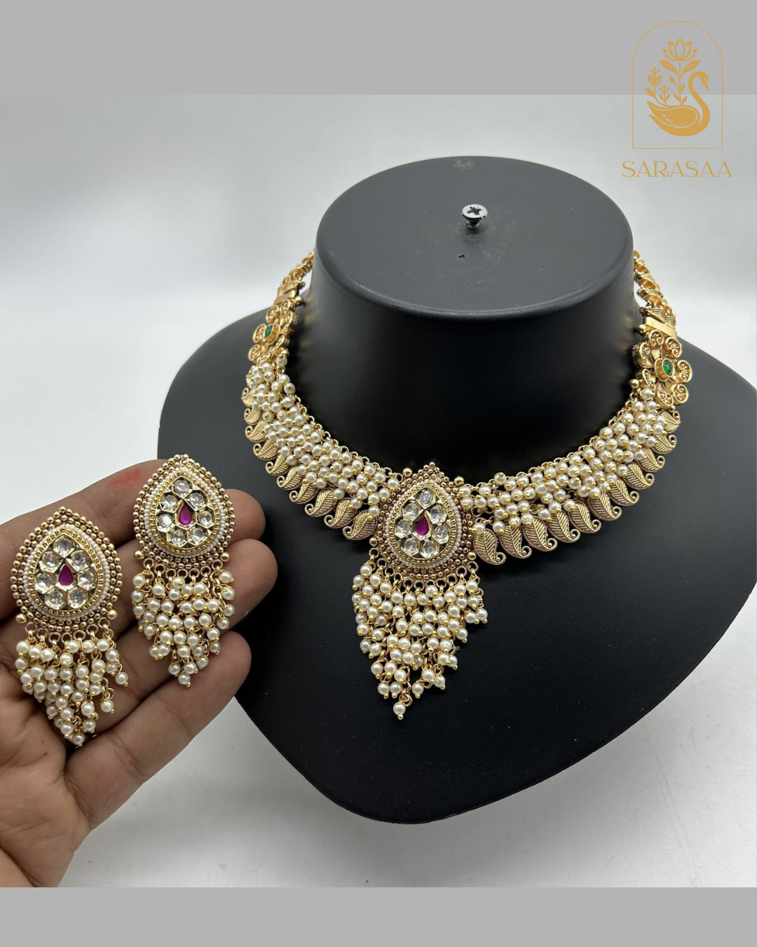 Rajwadi Choker Necklace