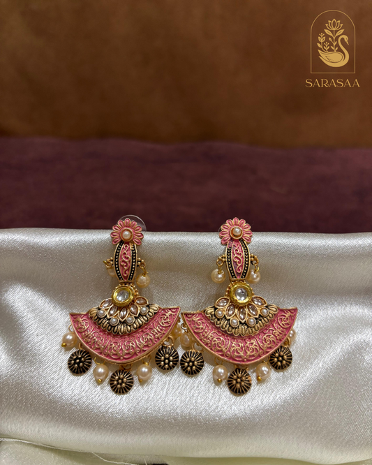 SarasaaFasion Floral Drop Earrings  - 153