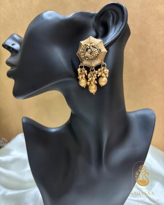 SarasaaFashion Gajra Sunflower Earrings - 154